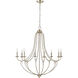 Eisley 8 Light 35.75 inch Modern Gold Chandelier Ceiling Light